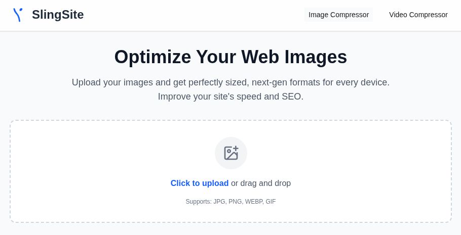 SlingSite screenshot 1